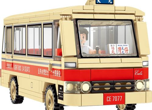 Load image into Gallery viewer, Royal Toys City Story RT63 HK 14-Seat Minibus Public Light Bus 1970s 317pc

