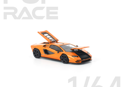 Load image into Gallery viewer, (Pre-order) POPRACE 1/64 LAMBORGHINI COUNTACH LP1 800-4 ARANCIA ATLAS Model Car
