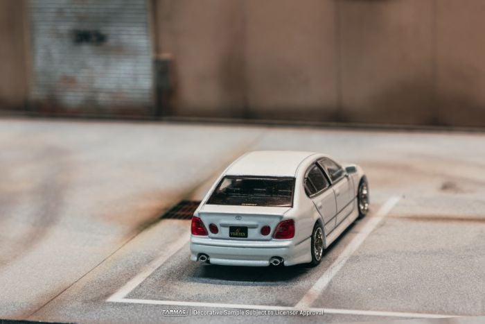 (Pre-order) Tarmac Works 1/64 VERTEX Toyota Aristo JZS161 White Diecast Car