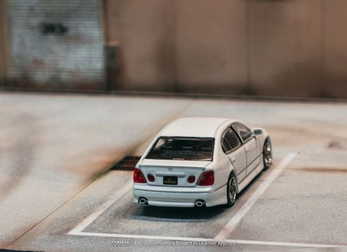 Load image into Gallery viewer, (Pre-order) Tarmac Works 1/64 VERTEX Toyota Aristo JZS161 White Diecast Car

