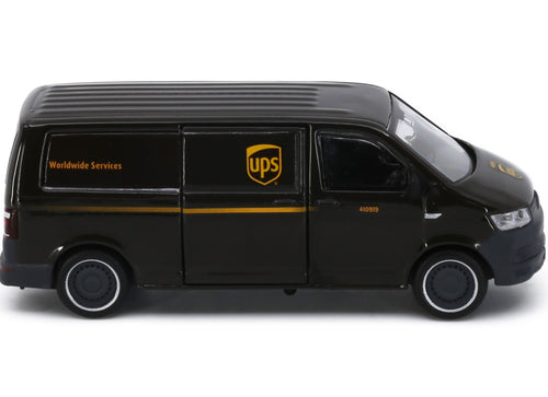 Load image into Gallery viewer, Tiny City 125 1/64 Die-cast Model Car - Volkswagen T6 Transporter UPS
