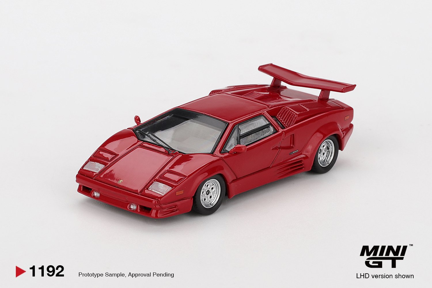(Pre-order) MINI GT #1192 Lamborghini Countach 25th Anniversary Red Model Car