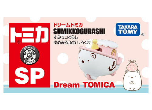 Load image into Gallery viewer, Takara Tomy Dream Tomica SP Sumikko Gurashi Yumemirufune (White Bear)  Model Car
