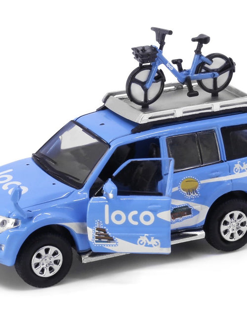 Load image into Gallery viewer, Tiny City 128 Die-cast Model Car - MITSUBISHI Pajero Loco Bike
