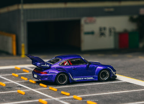 Load image into Gallery viewer, Tarmac Works 1:64 RWB 993 ARMY GIRL Diecast Model Car
