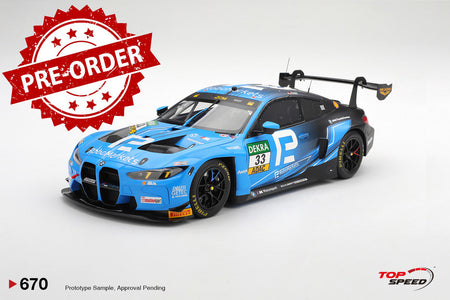 (Pre-order) Top Speed 1/18 BMW M4 GT3 EVO #33 Schubert Motorsport 2025 DTM