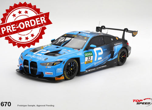 Load image into Gallery viewer, (Pre-order) Top Speed 1/18 BMW M4 GT3 EVO #33 Schubert Motorsport 2025 DTM
