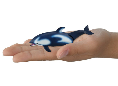 Load image into Gallery viewer, Takara Tomy Ania AL-40 Pacific White-Sided Dolphin with diver (Floating Version)
