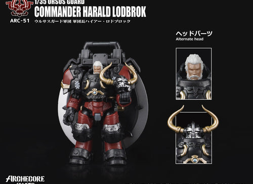 Load image into Gallery viewer, Toys Alliances ARCHECORE ARC-51 URSUS GUARD Commander Harald Lodbrok Figure
