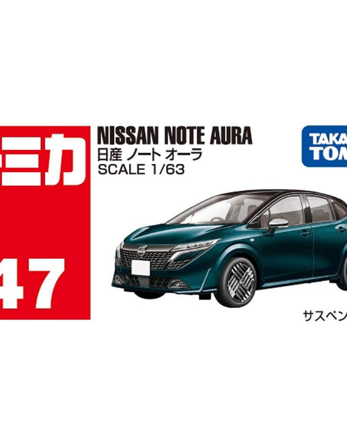 Load image into Gallery viewer, Takara Tomy Tomica Diecast Model Car 1:63 No.47 Nissan Note Aura
