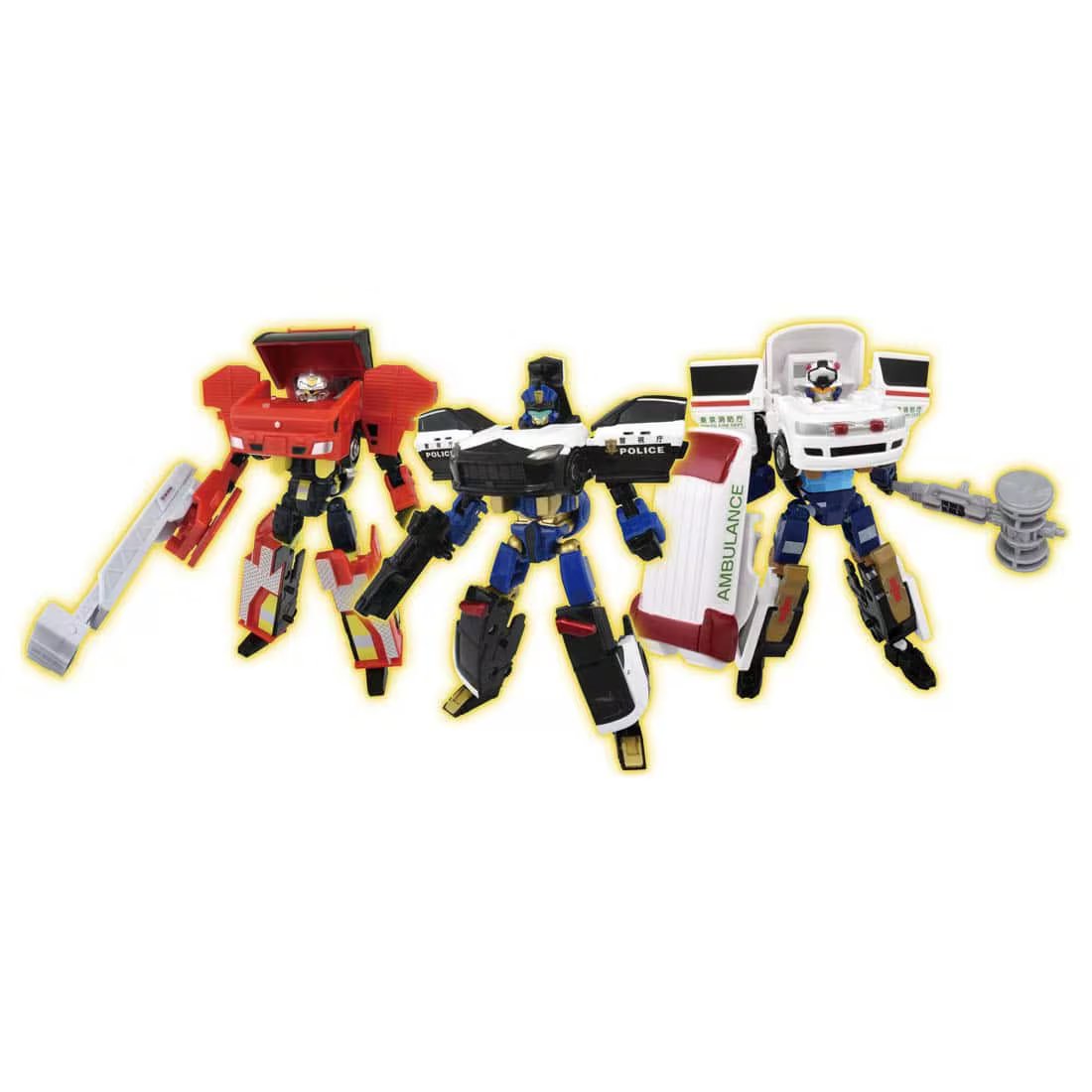 Takara Tomy Tomica Heroes Joblabor Police Fire & EMS DX Entry Set