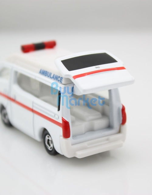 Load image into Gallery viewer, New Takara Tomy Tomica #18 Nissan NV350 Caravan Ambulance 1/69 Diecast Toy Car
