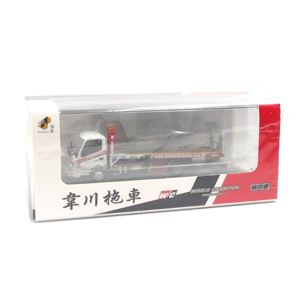 Tiny 1/64 HINO 300 World Champion Tow Truck City Diecast Scale Model Car