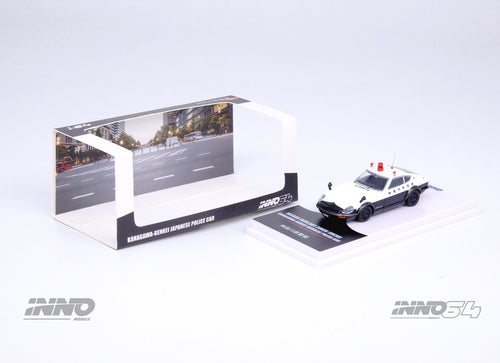 Load image into Gallery viewer, INNO64 1/64 die-cast Nissan fairlady 240zg (hs30) japanese police car
