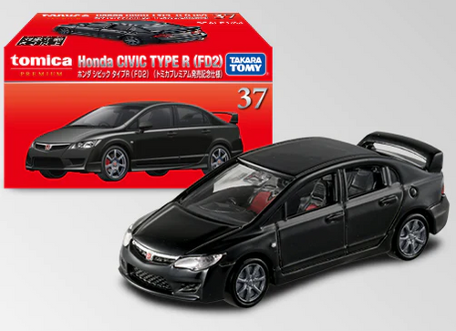 Load image into Gallery viewer, Takara Tomy Tomica Premium No.37 Honda Civic Type R FD2 (1st) 1:64 model car
