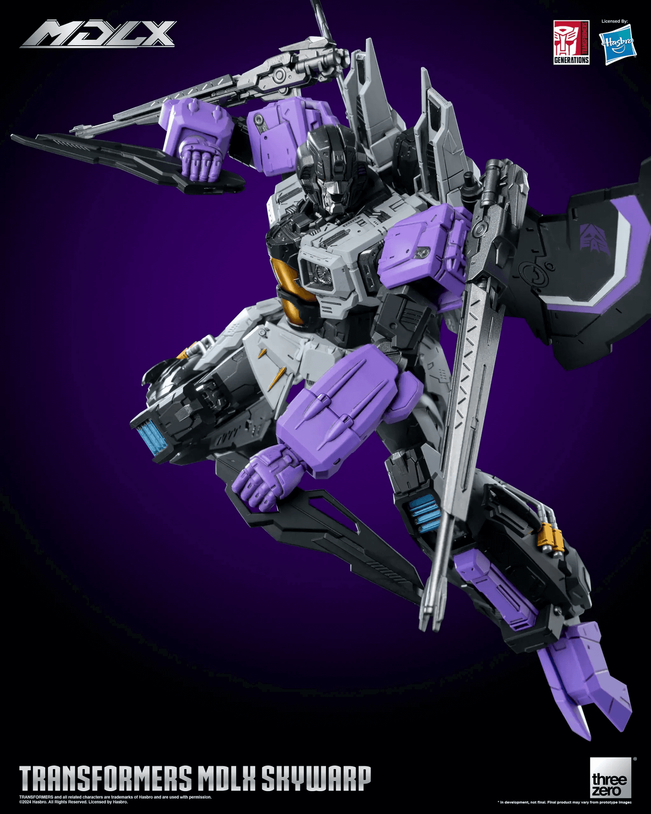 Threezero Transformers MDLX Action Figure Skywarp 20 CM