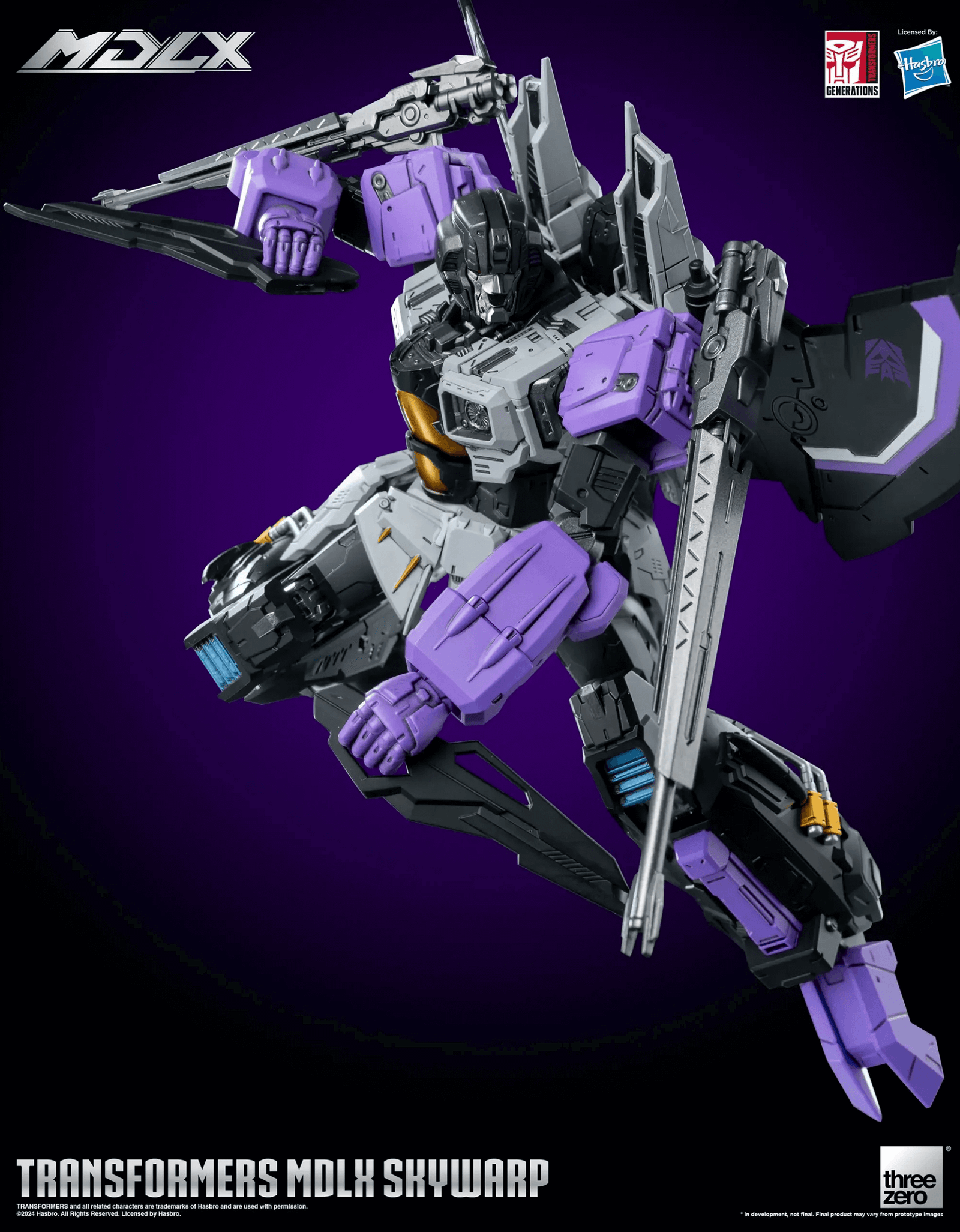 Threezero Transformers MDLX Action Figure Skywarp 20 CM