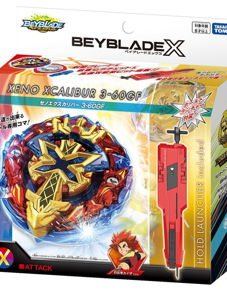 (Special!) Takara Tomy Beyblade X BX-00 Starter BXG-13 Xeno Xcalibur 3-60GF