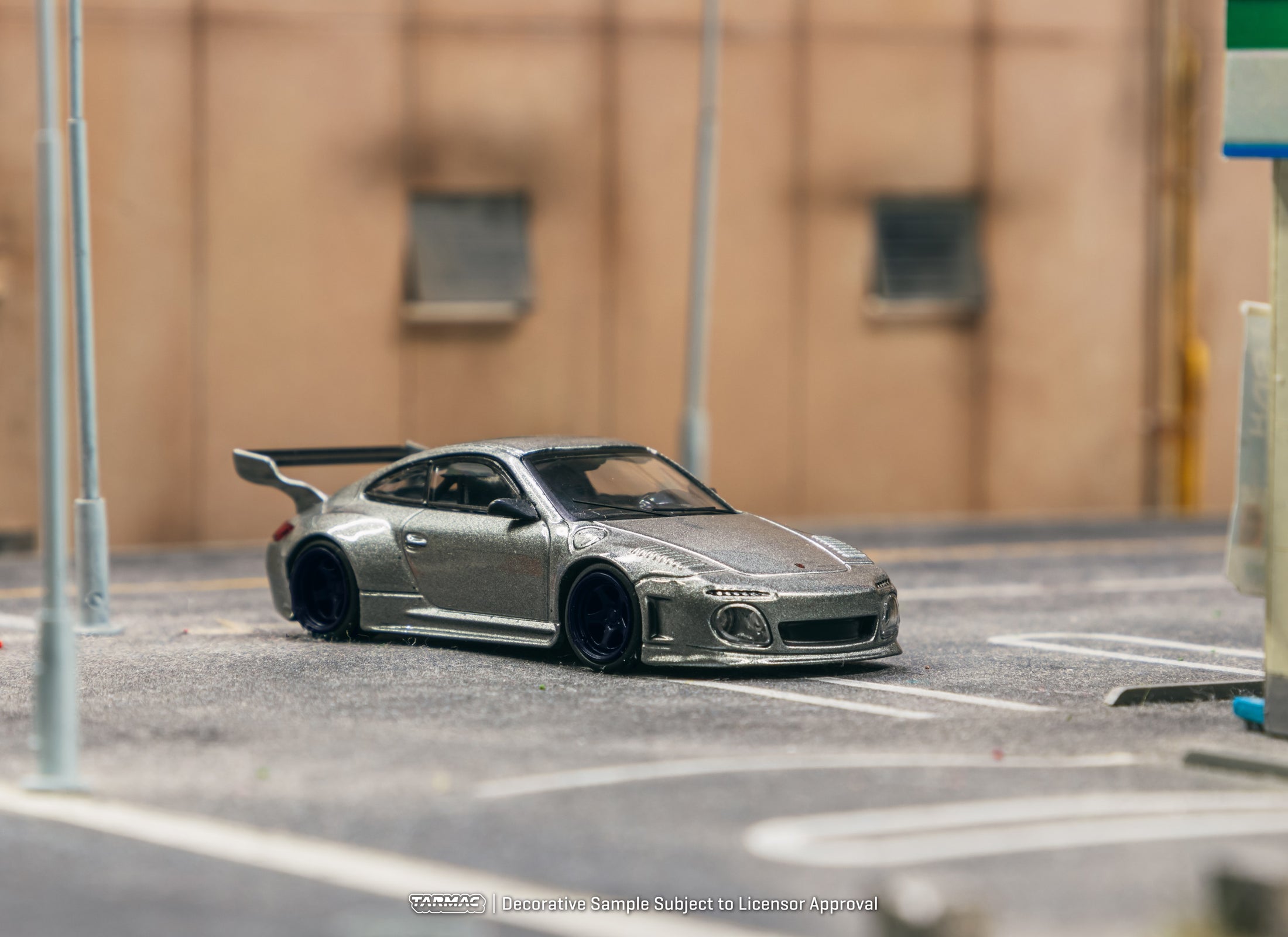 Tarmac Works 1/64 Old & New 997 Gray Metallic Diecast model car
