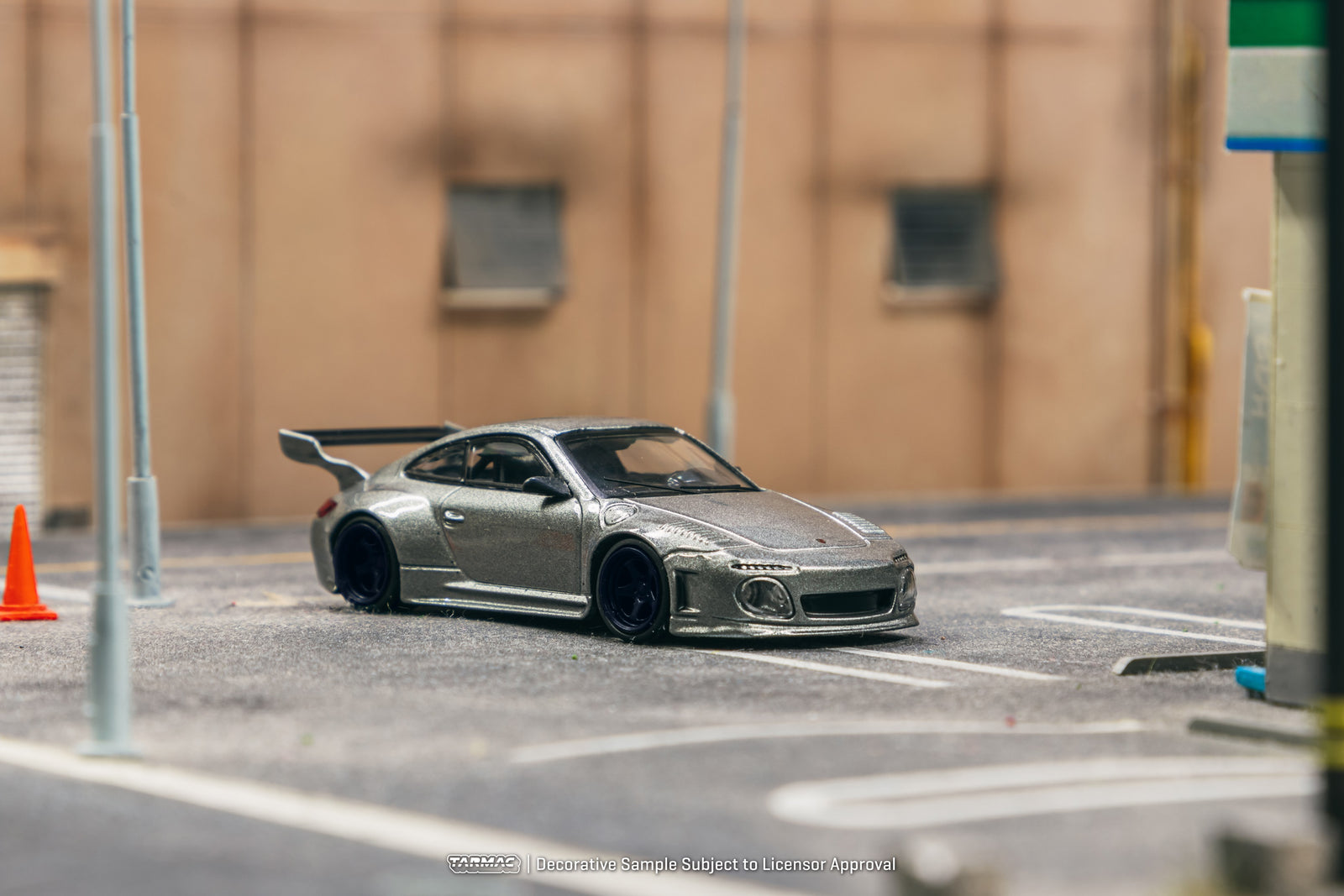 Tarmac Works 1/64 Old & New 997 Gray Metallic Diecast model car