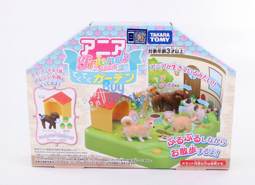 Load image into Gallery viewer, TAKARA TOMY Ania Friends Foot it Garden Poodle Dog House Animal Figure Play Set
