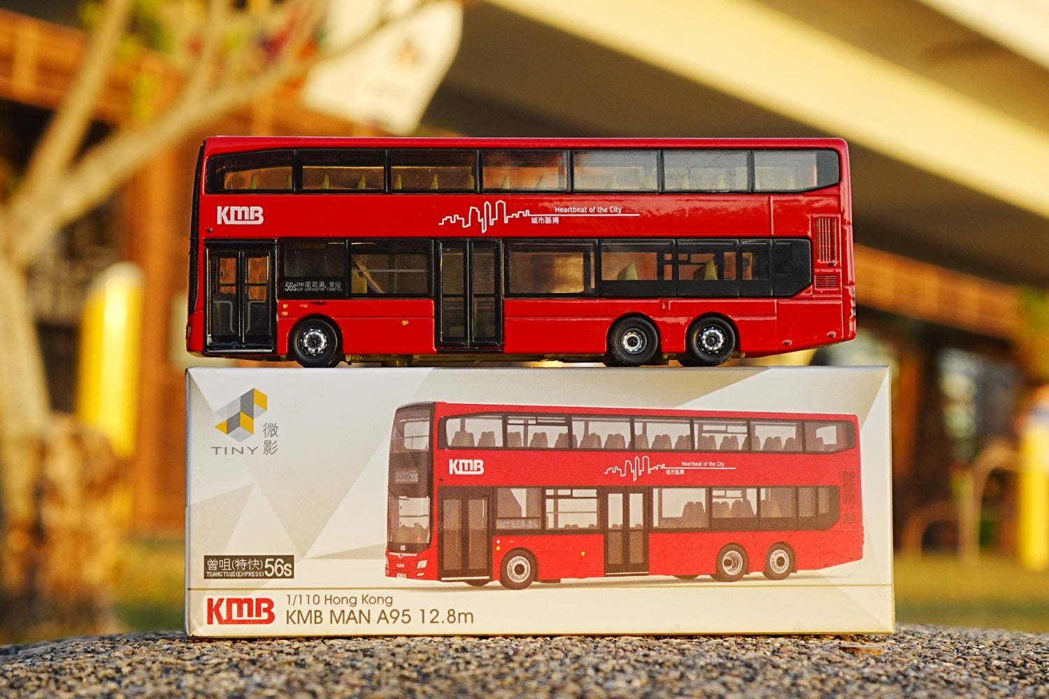 Tiny City Die-cast Model Car - 1:110 KMB MAN A95 12.8M (56S) Model Bus