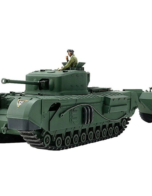 Load image into Gallery viewer, Tamiya 1/48 British Tank Churchill MkVII Crocodile Assembly Model #32594
