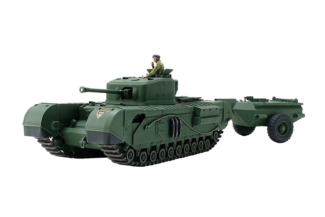 Tamiya 1/48 British Tank Churchill MkVII Crocodile Assembly Model #32594