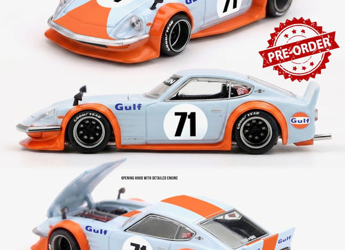 Load image into Gallery viewer, (Pre-order) Mini GT #317 Nissan Fairlady Z Kaido GT GULF V1 1978 - Kaido House
