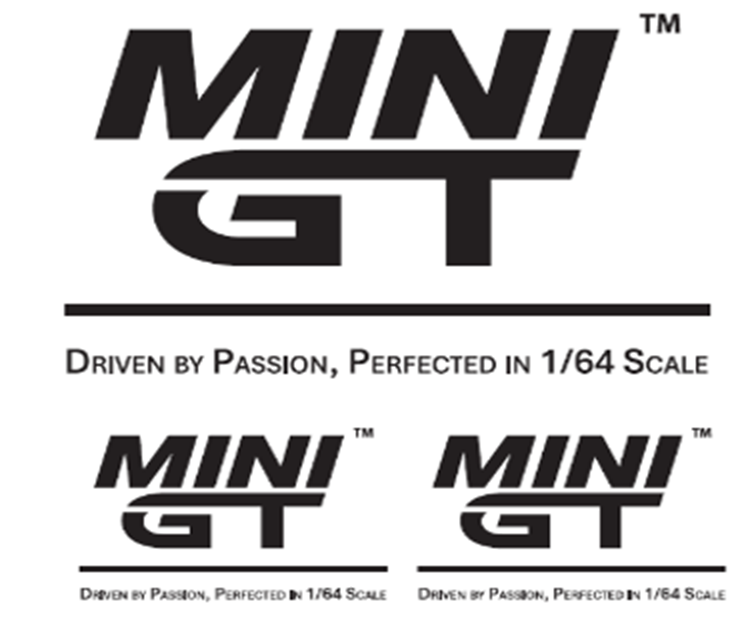 MINI GT Official MINI GT Sticker Set C (92*54mm/44*33mm) MGTOM044