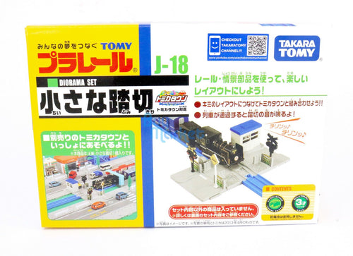 Load image into Gallery viewer, Takara Tomy Tomica Plarail Accessory J-18 Small Road Crossing Playset Japan
