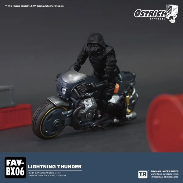 TOYS ALLIANCE OSTRICH EXPRESS FAV-BX06 1:18 Lightning Thunder Vehicle Model