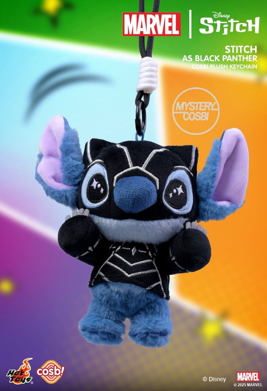 Hot Toys Marvel Stitch Cosbi Plush Keychain Collection (Full set of 6)