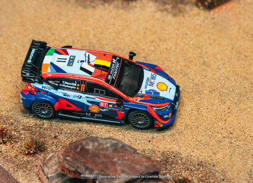 Load image into Gallery viewer, (Pre-order) Tarmac Works 1/64 Hyundai i20 N Rally1 Hybrid WRC Central European
