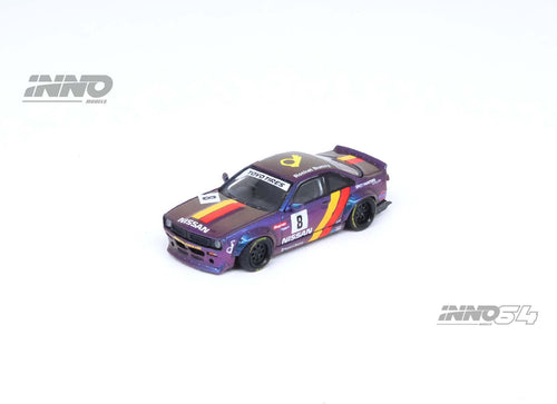 Load image into Gallery viewer, INNO64 model 1/64 Nissan silvia (s14) boss "rocket bunny" purple
