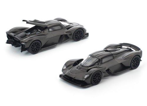 Load image into Gallery viewer, (Pre-order) POPRACE 1/64 ASTON MARTIN VALKYRIE CARBON EDITION Model Car
