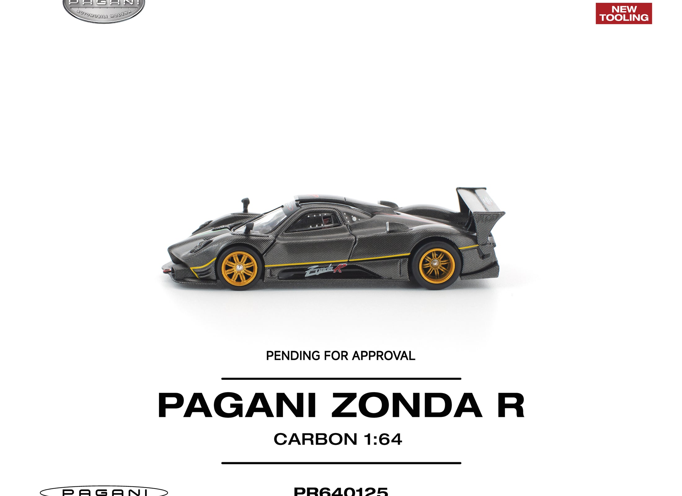(Pre-order) POPRACE 1/64 PAGANI ZONDA R #PR640125 Diecast Model Car