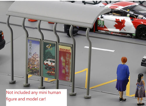 Load image into Gallery viewer, TINY City scale 1:64 Street Diorama Painted Model - S1 Macau Road Set
