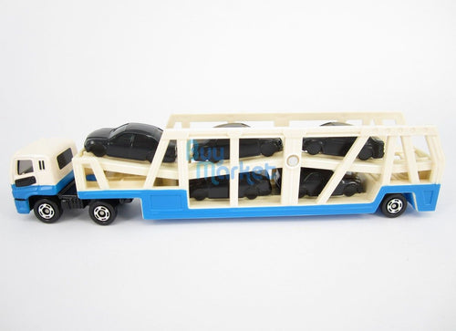 Load image into Gallery viewer, Takara Tomy Tomica #131 Mitsubishi Fuso Super Great Transporter Diecast Toy Car
