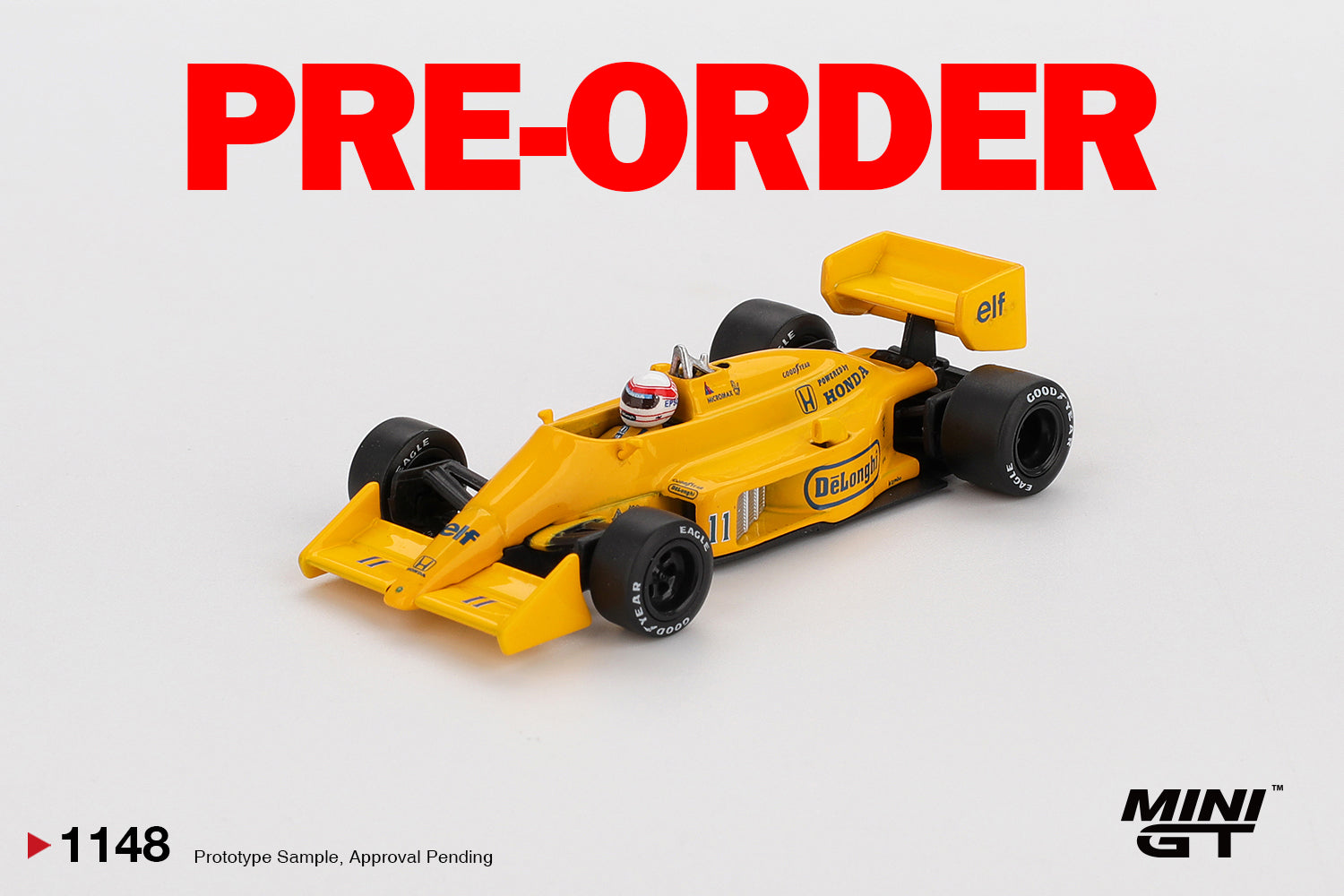 (Pre-order) MINI GT #1148 Lotus 99T #11 Satoru Nakajima  1987 Monaco Grand Prix