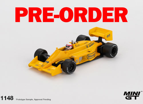 Load image into Gallery viewer, (Pre-order) MINI GT #1148 Lotus 99T #11 Satoru Nakajima  1987 Monaco Grand Prix
