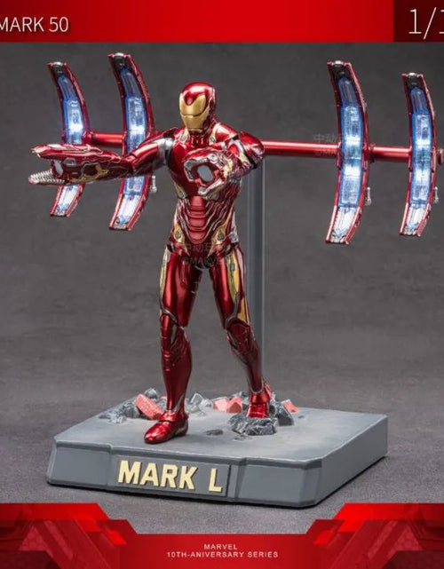 Load image into Gallery viewer, ZD Toys Marvel Avengers 1/10 Iron Man MK50 Action Figure Infinity War Scene
