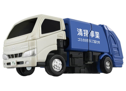 Load image into Gallery viewer, Takara Tomy Tomica Joblabor TJB07 Clean Braver Toyota Dyna Cleaning Truck
