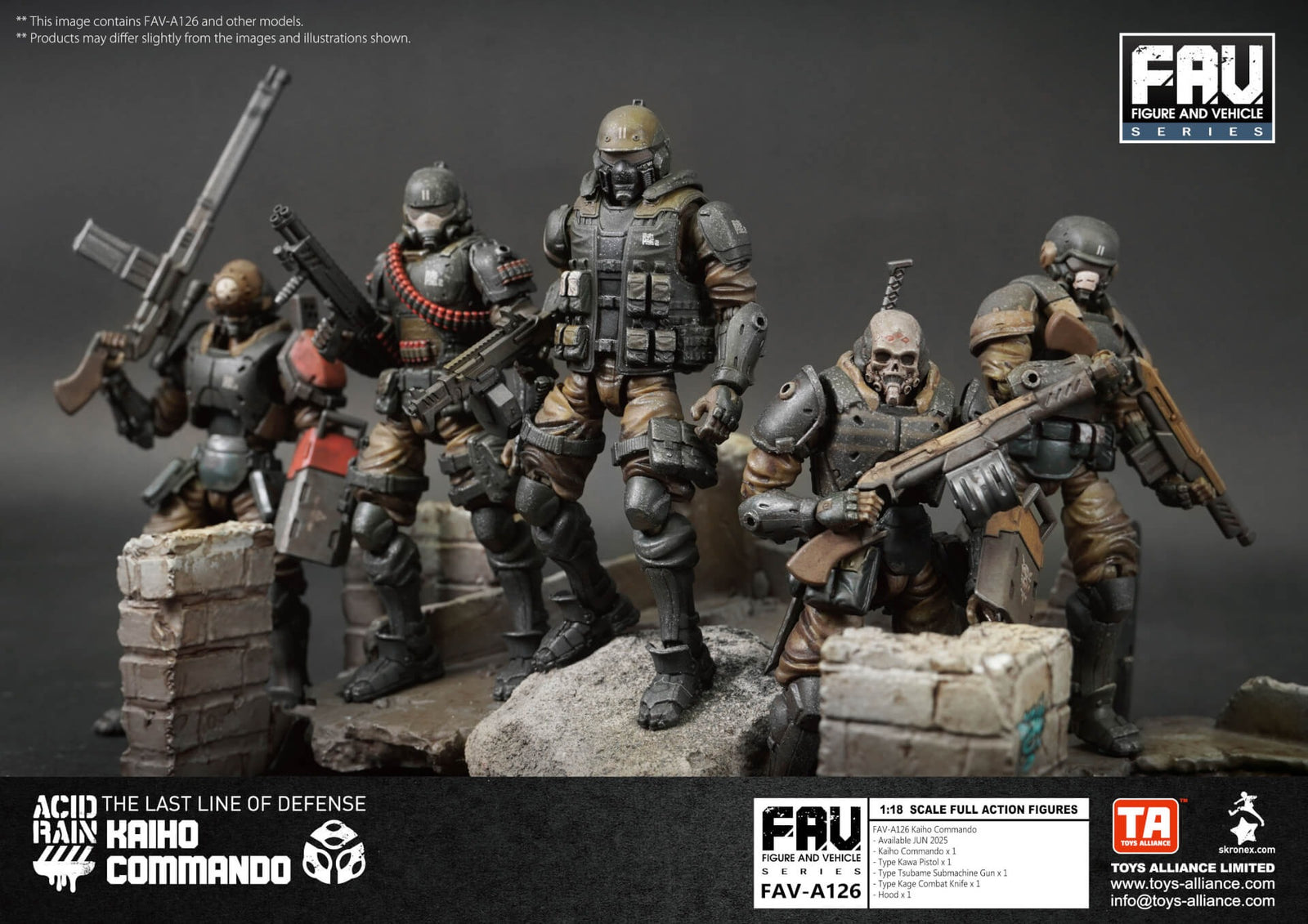 Acid Rain x Toy Alliance FAV-A126 Kaiho Commando Action Figure