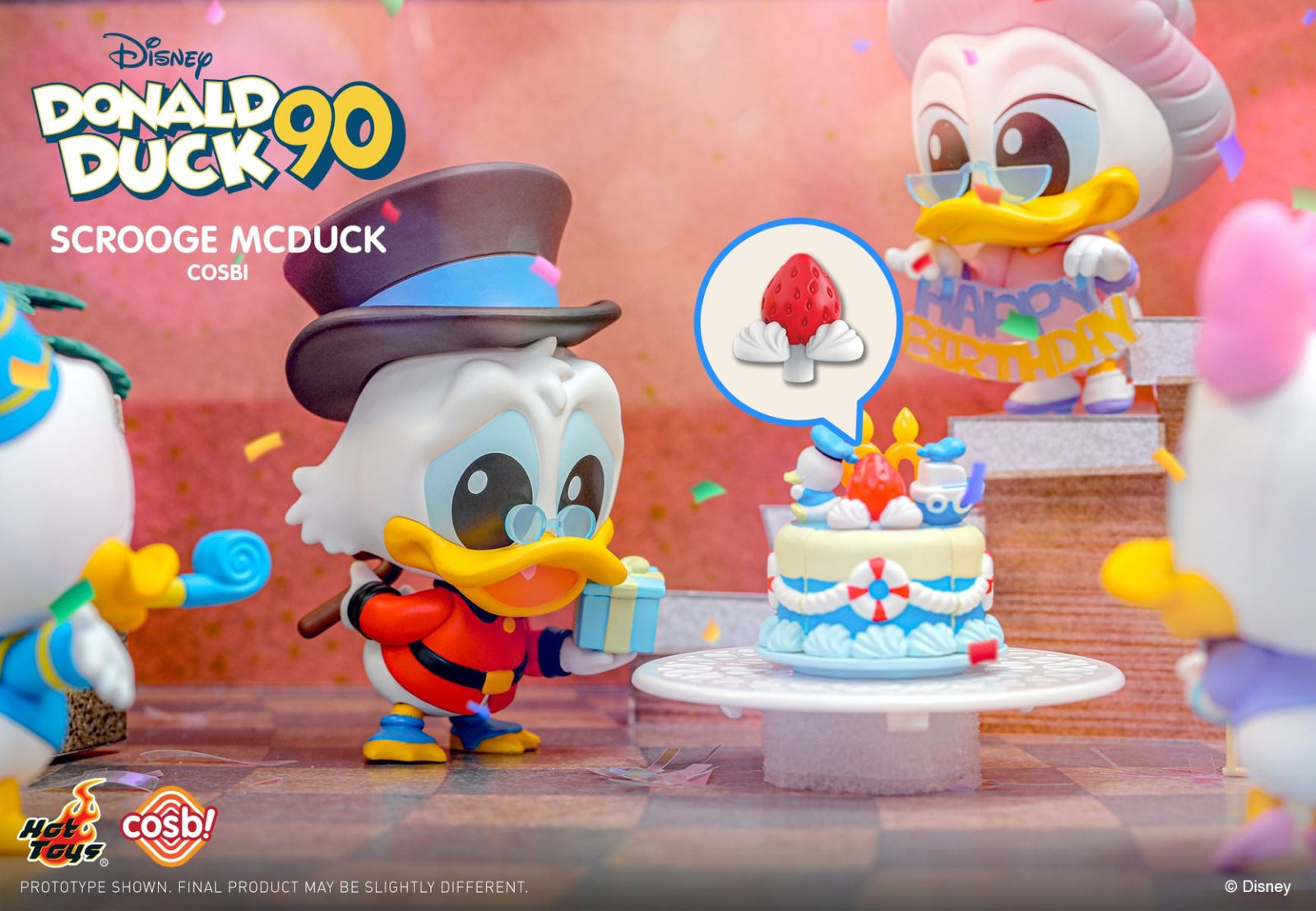 Hot Toys Donald 90th - Donald Duck Birthday Cosbi Collection (Full set of 8)