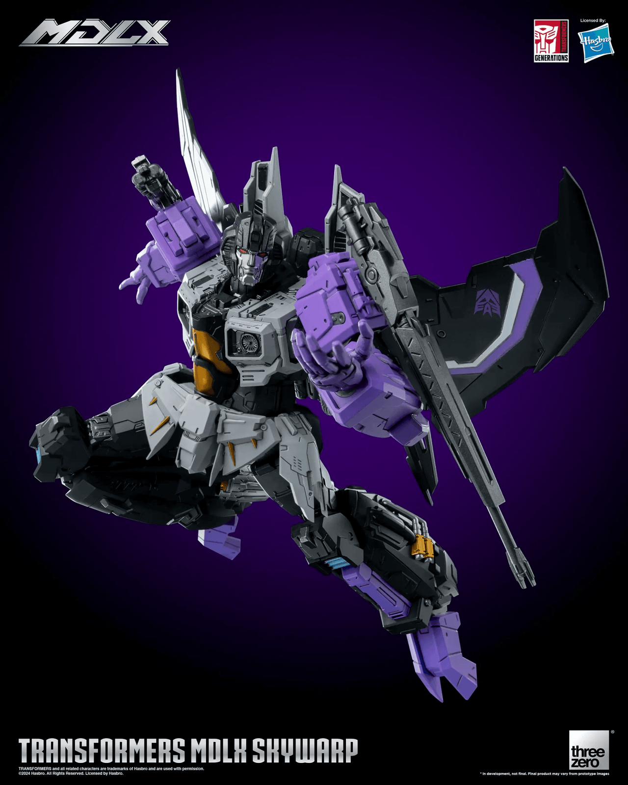 Threezero Transformers MDLX Action Figure Skywarp 20 CM