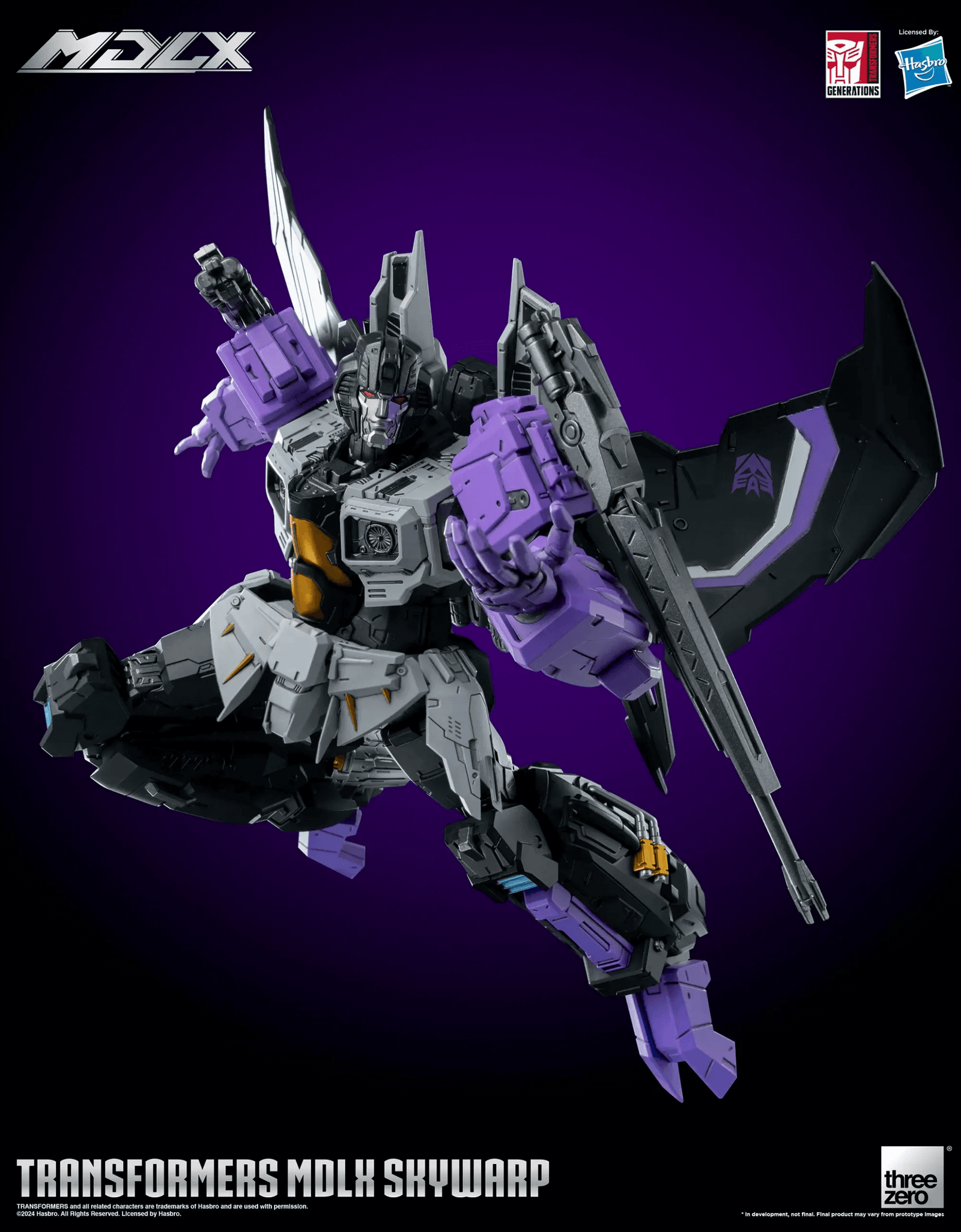 Threezero Transformers MDLX Action Figure Skywarp 20 CM