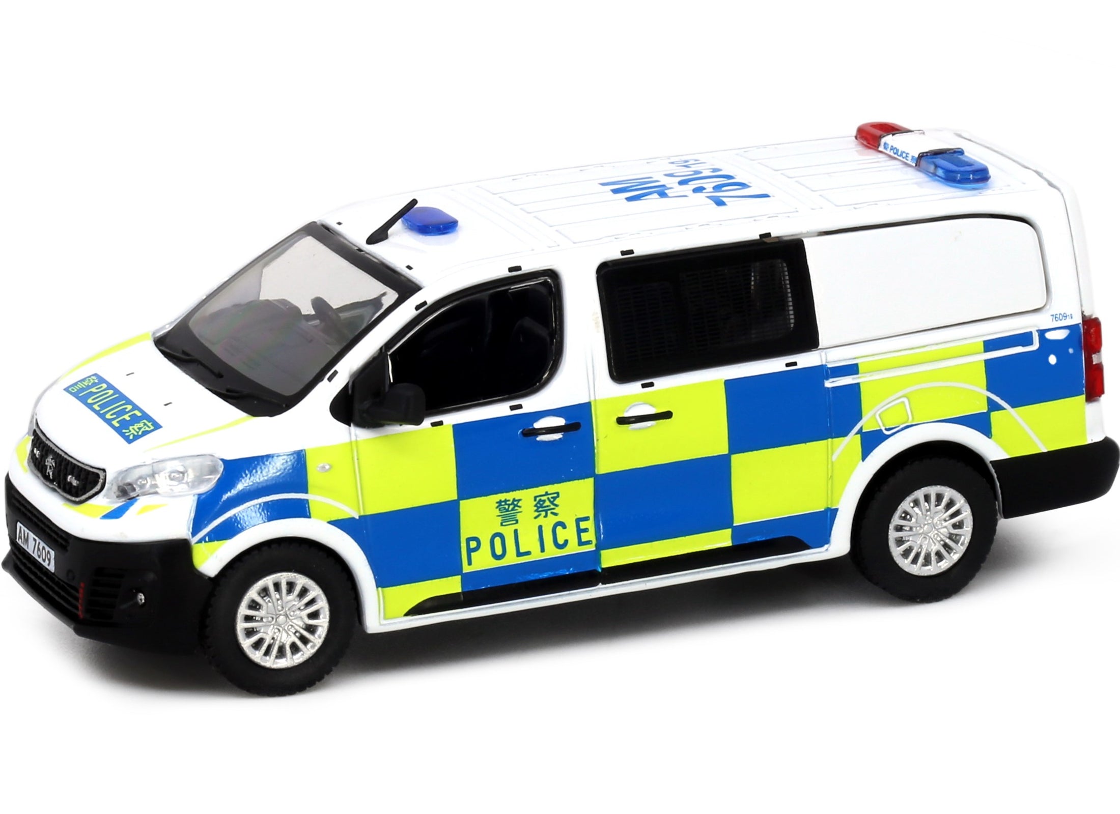 Tiny City 185 Die-cast Model Car - Peugeot Expert Police Traffic (AM7609)
