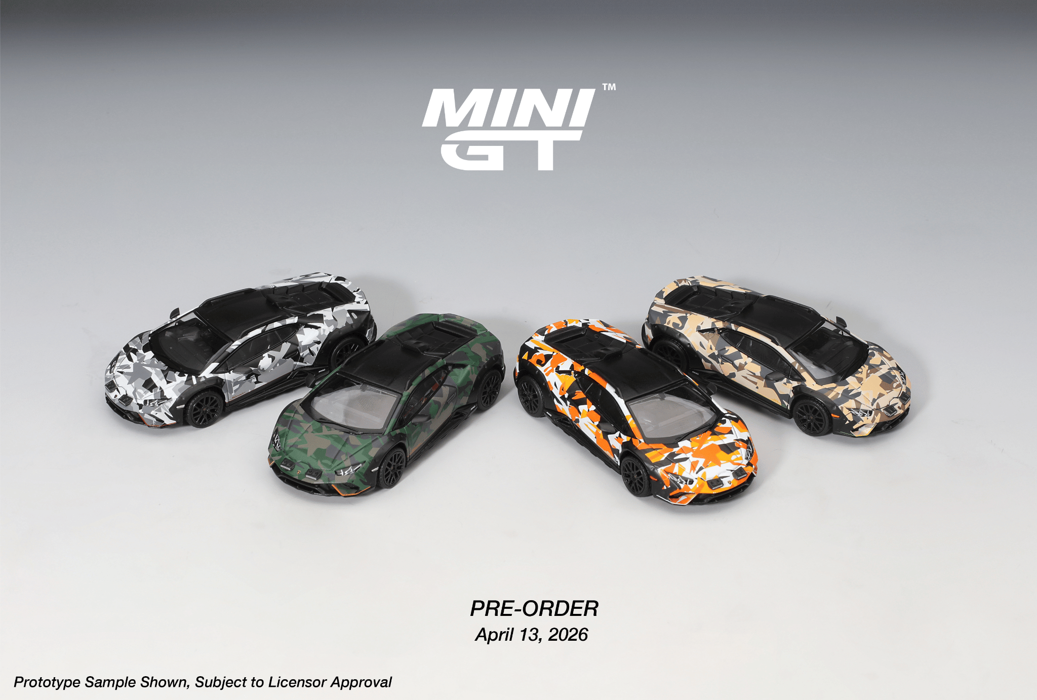 (Pre-order) Mini GT MGTS0026 Lamborghini Huracán Sterrato All Terrarin Set Model