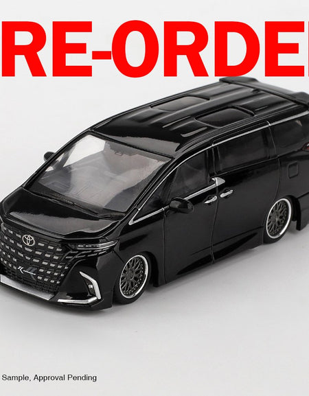 (Pre-order) MINI GT #1179 Toyota Alphard 40 KUHL Black LHD Diecast Model Car